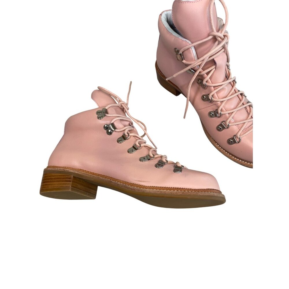 Jeffrey Campbell + Free People Cascade Canyon Leather Lace Up Hiker Boots W's 10 - Picture 16 of 17
